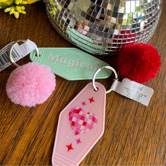 GIFTED 3 Keychains 💖 Self Love Club, Magical & Disco Ball Heart❣️🪩 - Picture 3 of 4